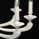 Klasyczny żyrandol na 8 żarówek, matowe, białe wykończenie MW-LIGHT Neoclassic 700011708