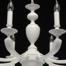 Klasyczny żyrandol na 8 żarówek, matowe, białe wykończenie MW-LIGHT Neoclassic 700011708