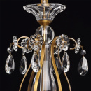 Klasyczny żyrandol z mosiądzu i z kryształami, 8 żarówek, Selena Chiaro Classic 482010308