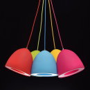Kolorowa lampa wisząca 5 elementowa MW-LIGHT 646010905