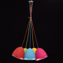 Kolorowa lampa wisząca 5 elementowa MW-LIGHT 646010905