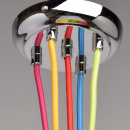 Kolorowa lampa wisząca 5 elementowa MW-LIGHT 646010905