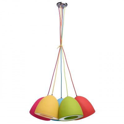 Kolorowa lampa wisząca 5 elementowa MW-LIGHT 646010905
