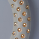 Kompaktowa, okrągła, ściemniana lampa sufitowa LED biała z pilotem RegenBogen 731010101