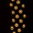 Kompaktowa, okrągła, ściemniana lampa sufitowa LED biała z pilotem RegenBogen 731010101