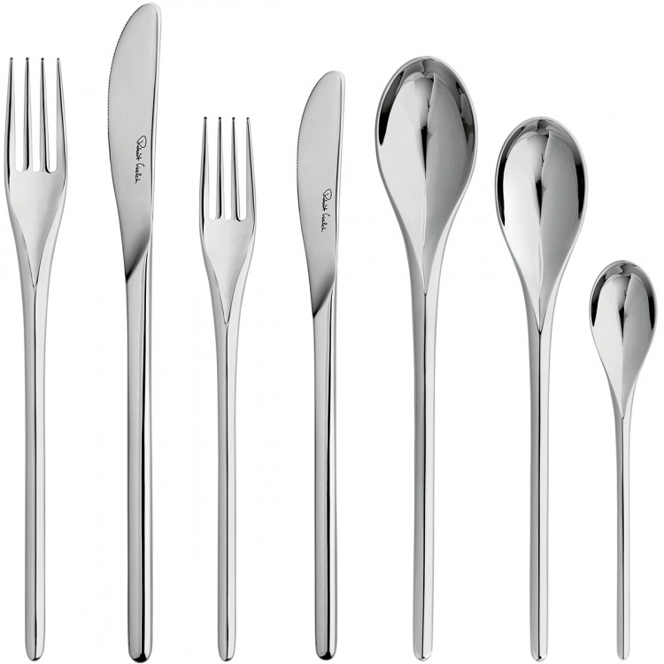 Komplet sztućców stalowych Bud Robert Welch 84 sztuki