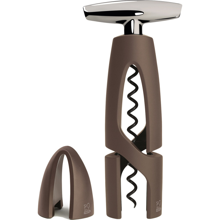 Korkociąg do wina z przecinaczem folii Altar Peugeot basaltowy