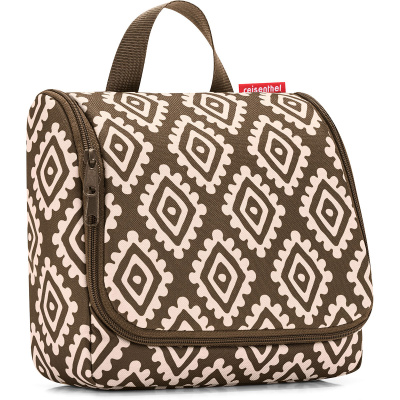 Kosmetyczka podróżna Reisenthel Toiletbag Diamonds Mocha RWH6039