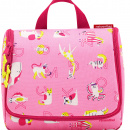 Kosmetyczka podróżna Reisenthel Toiletbag kids abc friends różowa RWH3066
