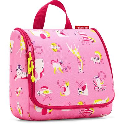 Kosmetyczka podróżna Reisenthel Toiletbag kids abc friends różowa RWH3066