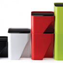 Kosz BLOCK duży Qualy czarny QL10086