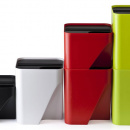 Kosz BLOCK duży Qualy czarny QL10086