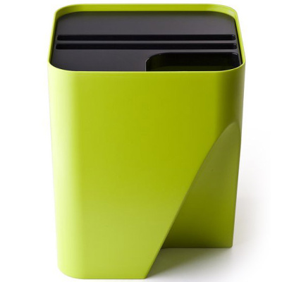 Kosz BLOCK duży Qualy zielony QL10086