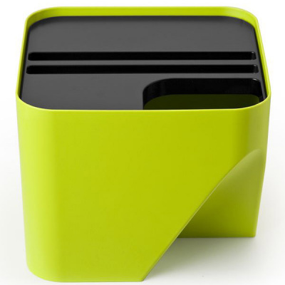 Kosz BLOCK mały Qualy zielony QL10085