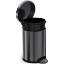 Kosz czarny na śmieci pedałowy 4,5 Litra simplehuman CW2070