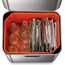 Kosz do segregacji śmieci w kuchni stalowy Totem Max Joseph Joseph 60 Litrów 30060