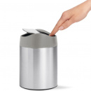 Kosz mały do łazienki 1,5 Litra simplehuman stal matowa CW2084