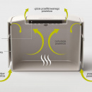 Kosz na odpadki organiczne Stack Joseph Joseph Intelligent Waste beżowy 30015