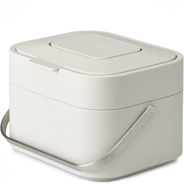 Kosz na odpadki organiczne Stack Joseph Joseph Intelligent Waste beżowy