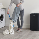 Kosz na pranie 60 Litrów Tota Joseph Joseph czarny 50002