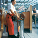 Kosz na śmieci Big BaseBoy 30 litrów Wesco biały W-135731-01