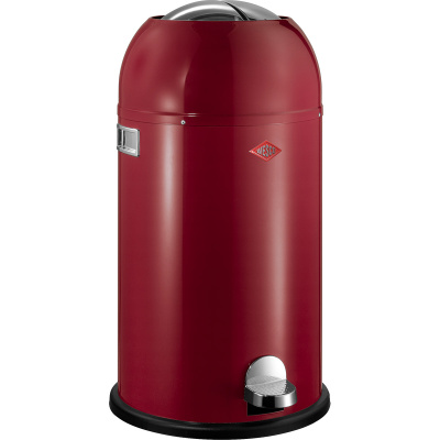 Kosz na śmieci bordowy Kickmaster 33 Litry Wesco 184631-58