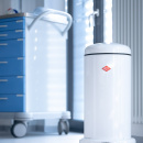 Kosz na śmieci czarny mat, pedałowy BaseBoy 20 litrów Wesco 134531-73