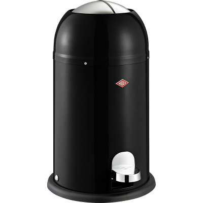 Kosz na śmieci czarny pedałowy Kickmaster Junior 12 litrów Wesco 180312-62