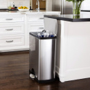 Kosz na śmieci Deluxe Recycler 45 Litrów simplehuman stalowy CW1830