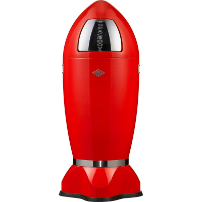 Kosz na śmieci do kina czerwony SpaceBoy 35 litrów Wesco 138631-02