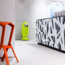 Kosz na śmieci do kuchni biały SpaceBoy 35 litrów Wesco 138631-01