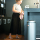 Kosz na śmieci duży Big BaseBoy 30 litrów Wesco czarny mat 134731-73