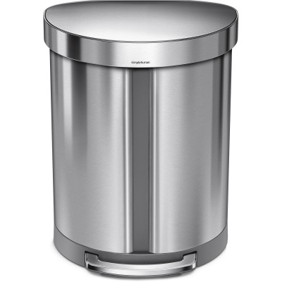 Kosz na śmieci dwukomorowy 22+33 Litry, półokrągły Recycler simplehuman CW2060