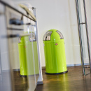 Kosz na śmieci dwukomorowy biały Push Two 50 litrów Wesco 175861-01