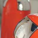 Kosz na śmieci dwukomorowy fioletowy Push Two 50 litrów Wesco 175861-36