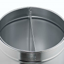 Kosz na śmieci dwukomorowy fioletowy Push Two 50 litrów Wesco 175861-36