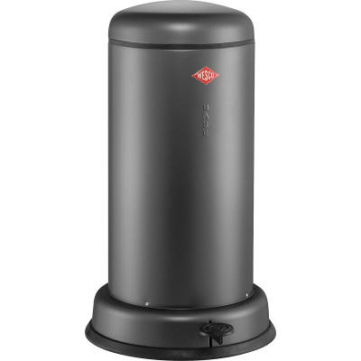 Kosz na śmieci grafitowy mat, pedałowy BaseBoy 20 litrów Wesco 134531-77