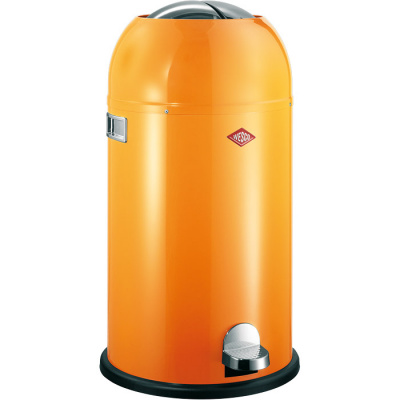 Kosz na śmieci KickMaster 33 litry Wesco pomarańczowy W-180631-25