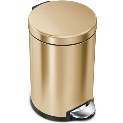 Kosz na śmieci pedałowy 4,5 Litra simplehuman złoty CW2074