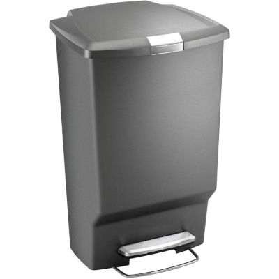 Kosz na śmieci pedałowy 45L simplehuman szary CW1372