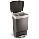 Kosz na śmieci pedałowy 45L simplehuman szary CW1372