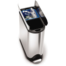 Kosz na śmieci pedałowy Butterfly Recycler SimpleHuman 40 Litrów CW2017