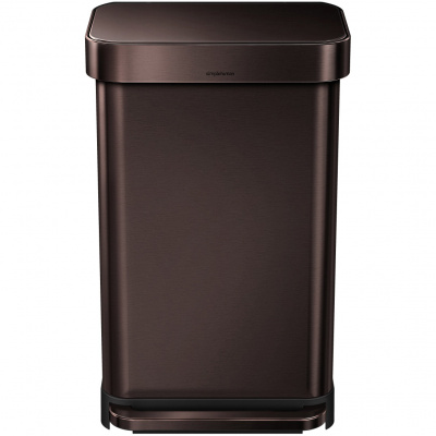 Kosz na śmieci pedałowy Liner Pocket 45L simplehuman czekoladowy CW2036