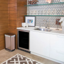 Kosz na śmieci pedałowy Liner Pocket 45L simplehuman różówe złoto CW2034