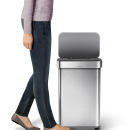 Kosz na śmieci pedałowy Liner Pocket 45l simplehuman stal FPP CW2024