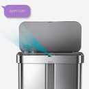 Kosz na śmieci podwójny, czujnik ruchu i głosu Liner Pocket simplehuman ST2036