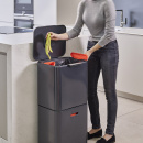 Kosz na śmieci podwójny, segregacja, grafitowy Totem Max Joseph Joseph 60 Litrów 30062