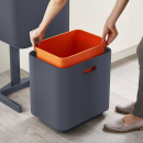 Kosz na śmieci podwójny, segregacja, grafitowy Totem Max Joseph Joseph 60 Litrów 30062