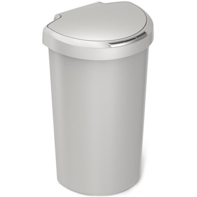 Kosz na śmieci półokrągły Sensor 40 Litrów simplehuman jasnoszary ST2014