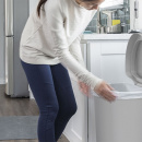 Kosz na śmieci półokrągły Sensor 40 Litrów simplehuman jasnoszary ST2014